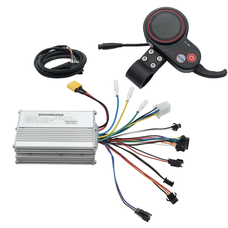 48V 25A Electric Scooter Controller Dashboard Kit with TF-100 Display Scooter for KUGOO M4 Electric Scooter Parts 
48V 25A Electric Scooter Controller Dashboard Kit with TF-100 Display Scooter for KUGOO M4 Electric Scooter Parts