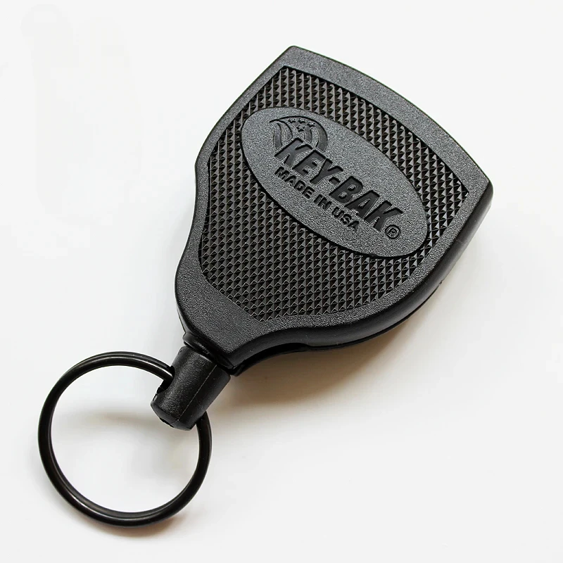 

American for KEY-BAK S48K Kevlar Cord Anti Loss Retractable Keychain Stretched 120CM Retractable Keyring