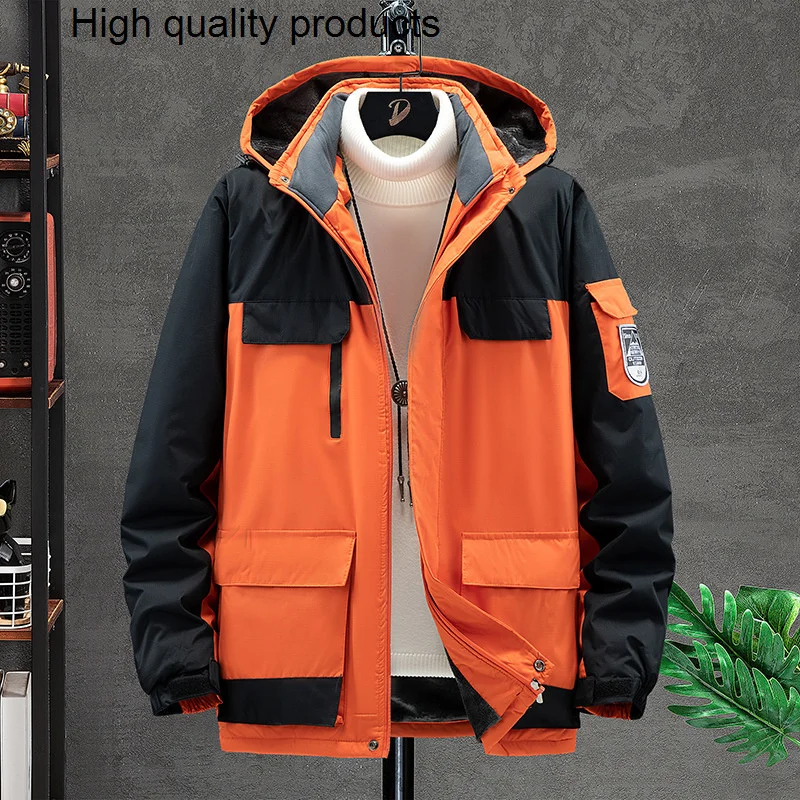 Winter Thick Warm Waterproof Jacket Men Casual Windproof Plus Velvet Parkas Outdoor Camping Hiking Thermal Hooded Coat L-8XL 9XL
Winter Thick Warm Waterproof Jacket Men Casual Windproof Plus Velvet Parkas Outdoor Camping Hiking Thermal Hooded Coat L-8XL 9XL
