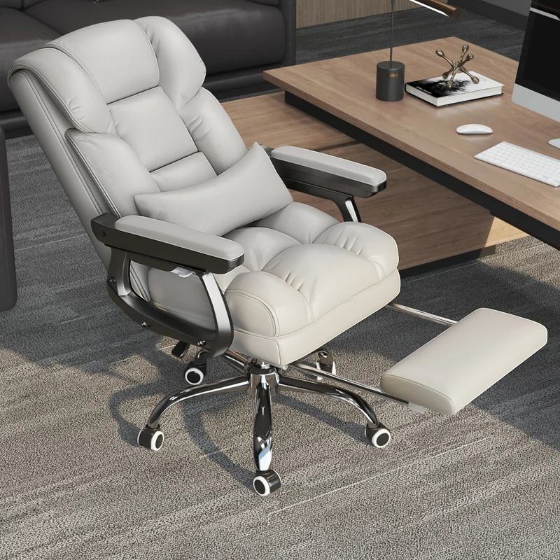 

Современные роскошные удобные офисные стулья, игровые компьютерные стулья для гостиной и офиса, подъемные поворотные кресла из спилковой мягкой мебели WZ50OC