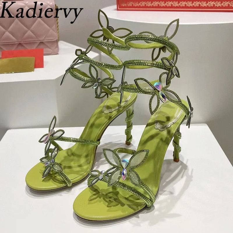 Rhinestone Flower Sandals Woman High Heels Summer Shoes Crystal Snake Twine Around Ankle Strap Stiletto Gladiator Sandals Women
Rhinestone Flower Sandals Woman High Heels Summer Shoes Crystal Snake Twine Around Ankle Strap Stiletto Gladiator Sandals Women