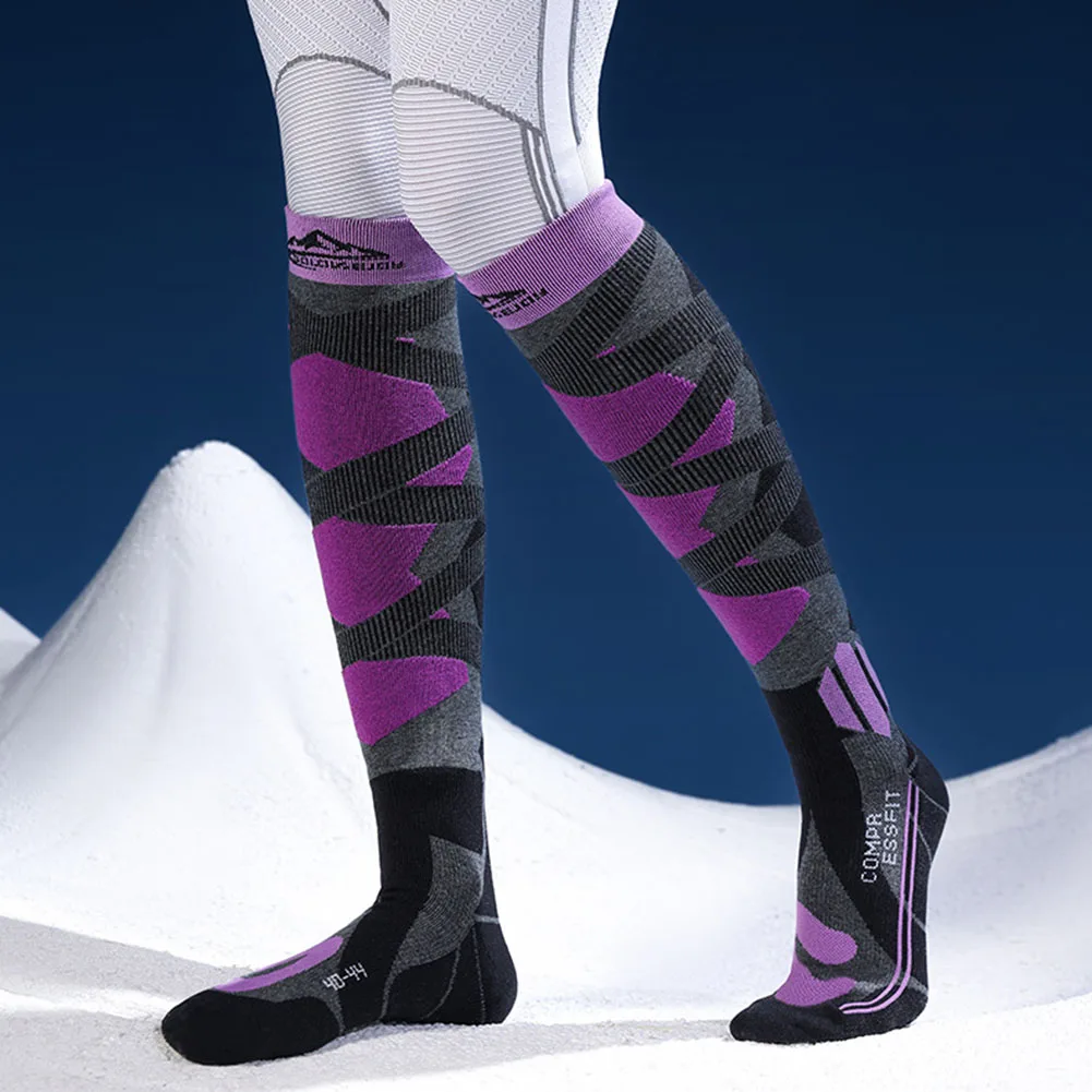 Ski Socks Mens/Womens Snow Boarding Hiking Long Thick Warm Thermal Winter Socks For Mountaineering Hiking Cycling Running
Ski Socks Mens/Womens Snow Boarding Hiking Long Thick Warm Thermal Winter Socks For Mountaineering Hiking Cycling Running