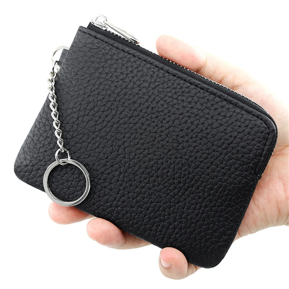 

PU Leather Coin Purses Women's Small Change Money Bags Pocket Wallets Key Holder Case Mini Functional Pouch Zipper Card Wallet