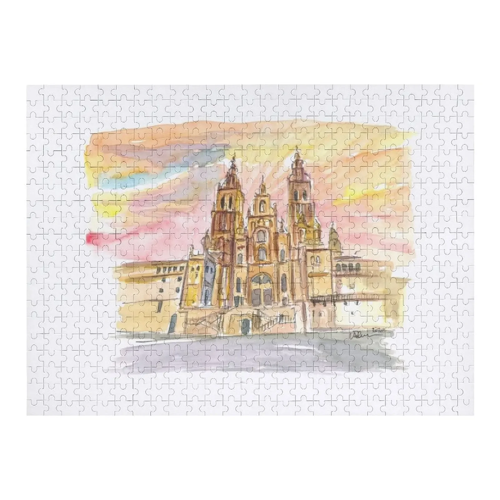 End of Saint Jacques Camino in Santiago de Compostela Spain Jigsaw Puzzle Personalized Name Customizable Gift Puzzle
End of Saint Jacques Camino in Santiago de Compostela Spain Jigsaw Puzzle Personalized Name Customizable Gift Puzzle