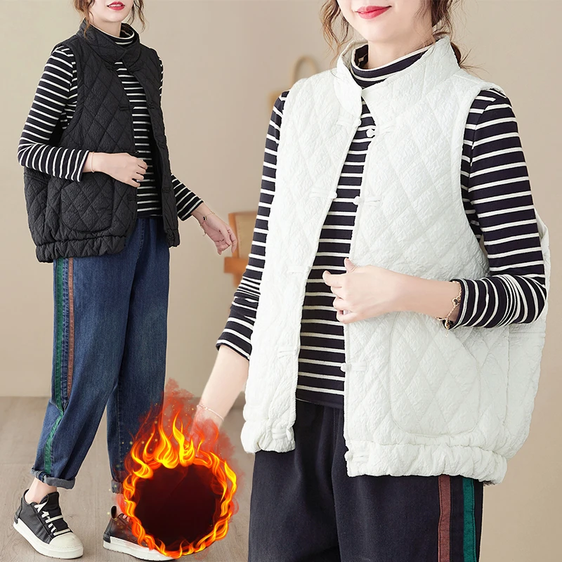2024 Winter Maternity Vest Coat with Pocket Stand Collar Pregnant Woman Sleeveless Jacket Button Fly Women Outerwear Black White
2024 Winter Maternity Vest Coat with Pocket Stand Collar Pregnant Woman Sleeveless Jacket Button Fly Women Outerwear Black White