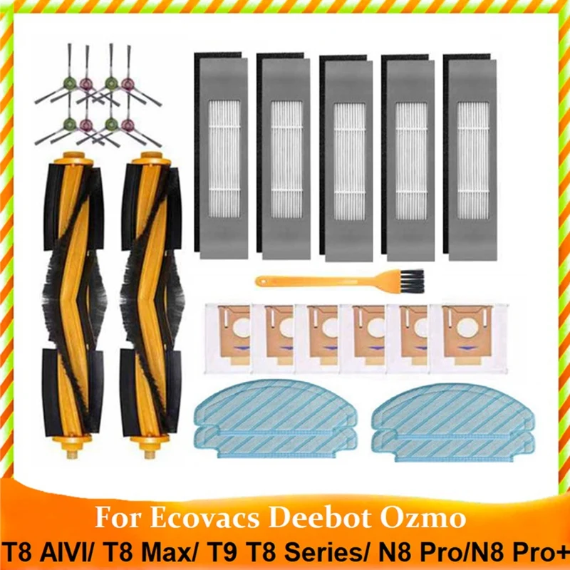 Комплект из 26 шт. для робота-пылесоса Ecovacs DEEBOT OZMO T8 AIVI T8 Max T9 T8 Series N8 Pro N8 Pro +
Комплект из 26 шт. для робота-пылесоса Ecovacs DEEBOT OZMO T8 AIVI T8 Max T9 T8 Series N8 Pro N8 Pro +