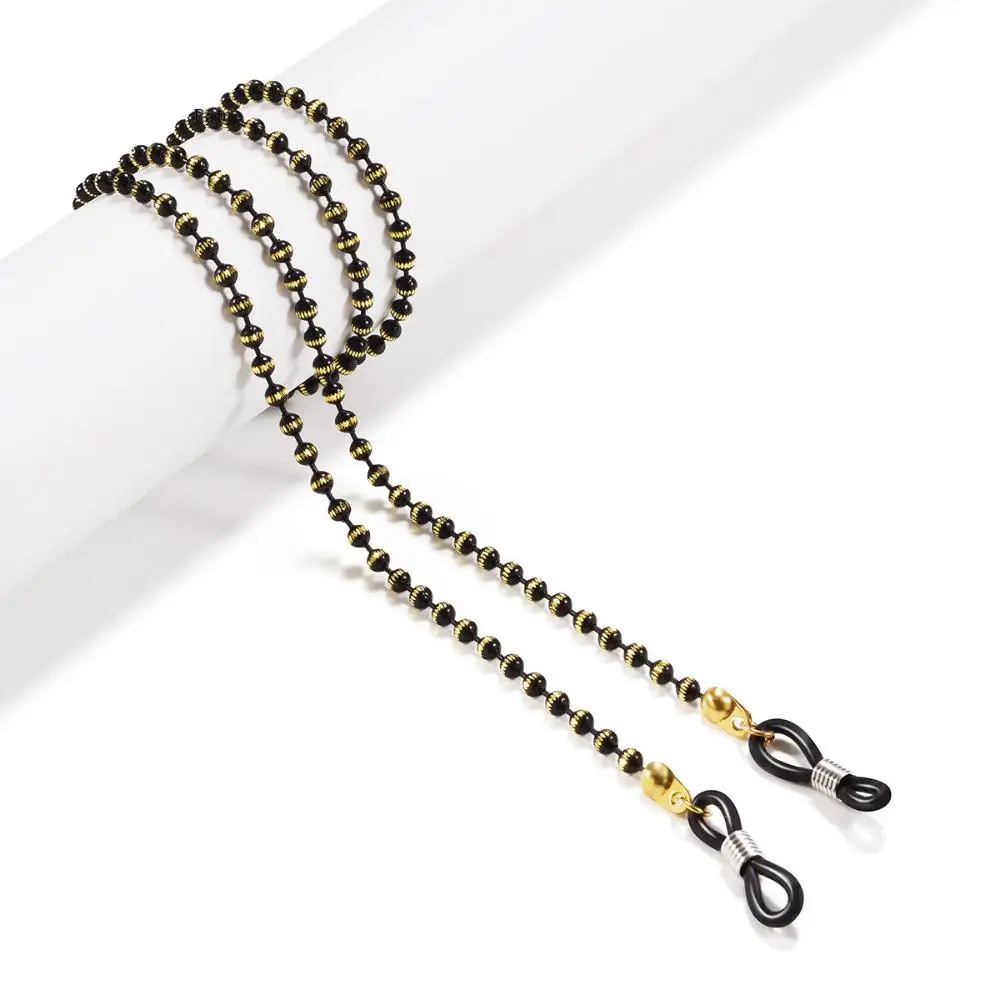 Hanging Neck Trendy Women Non-slip Men Matte Bead Glasses Chain Copper Mask Cord Holders Metal Mask Rope
Hanging Neck Trendy Women Non-slip Men Matte Bead Glasses Chain Copper Mask Cord Holders Metal Mask Rope