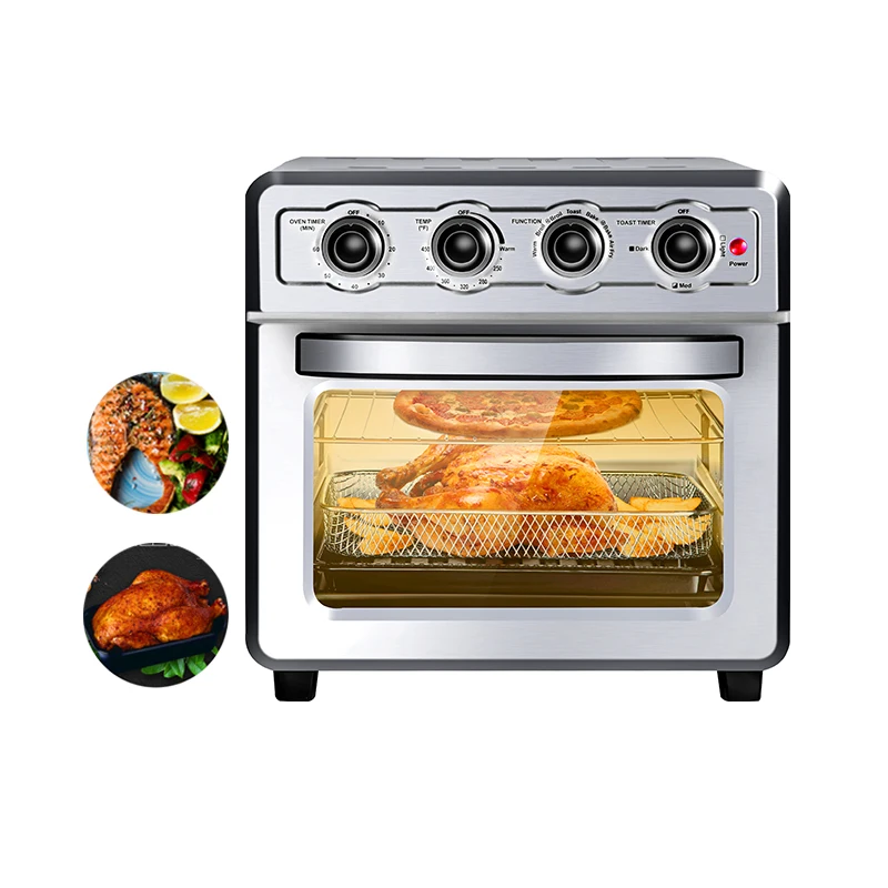Customized 110V 1700W 7 in 1 Kitchen Oven 18QT 6 Slice 4 Accessories Convection Air Fryer
Customized 110V 1700W 7 in 1 Kitchen Oven 18QT 6 Slice 4 Accessories Convection Air Fryer