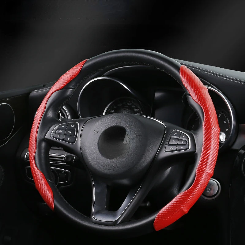 Steering Wheel Covers, Accesorios De Decoración Interior De Coche, Aspecto De Fibra De Carbono,Four Seasons Can Be Used,1 Par
Steering Wheel Covers, Accesorios De Decoración Interior De Coche, Aspecto De Fibra De Carbono,Four Seasons Can Be Used,1 Par