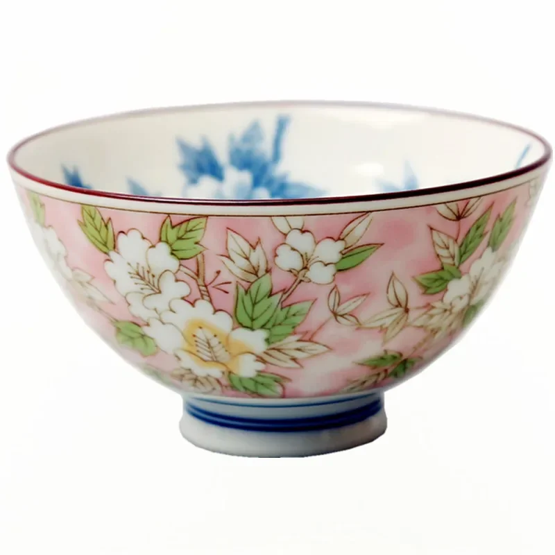 Household Japanese Style Ceramic Bowl Single Refined and Wind Cherry Blossom Five-Color Net Red Rice Bowl Tableware
Household Japanese Style Ceramic Bowl Single Refined and Wind Cherry Blossom Five-Color Net Red Rice Bowl Tableware