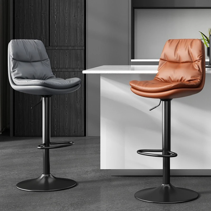 

Nordic Swivel Bar Chair Modern Designer Dining Kitchen Salon Chairs Reception Manicure Taburete Alto Cadeiras Furniture HD50BY