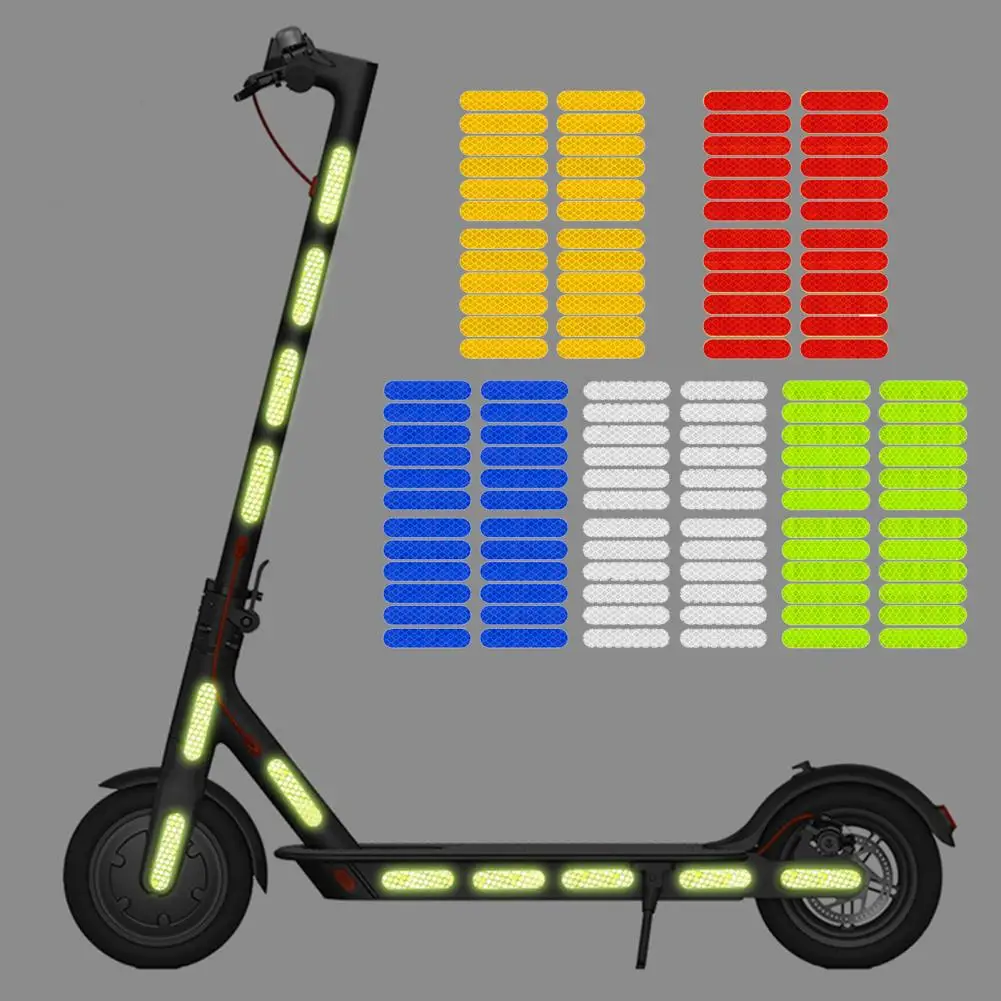 24Pcs Scooter Decal Wear-resistant Self-adhesive Reflective Waterproof Anti-fade Improve Riding Safety Wheel Decal
24Pcs Scooter Decal Wear-resistant Self-adhesive Reflective Waterproof Anti-fade Improve Riding Safety Wheel Decal