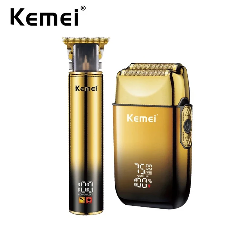 

Kemei Hair Trimmer Electric Razor Foil Shavers Professional Beard Trimmer for Men Grooming Kit Barber Clippers Haircut Machine