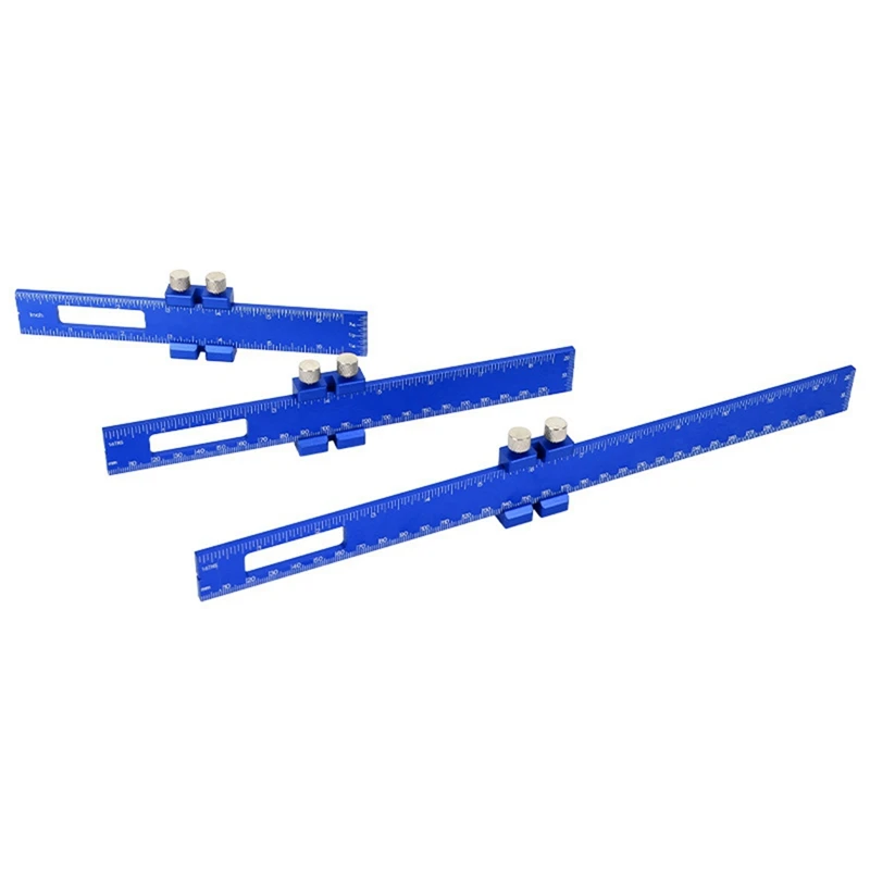 3PCS Woodworking Ruler Scriber Positioning Scribing Gauge With Metric Imperial Scales For Carpenter
3PCS Woodworking Ruler Scriber Positioning Scribing Gauge With Metric Imperial Scales For Carpenter