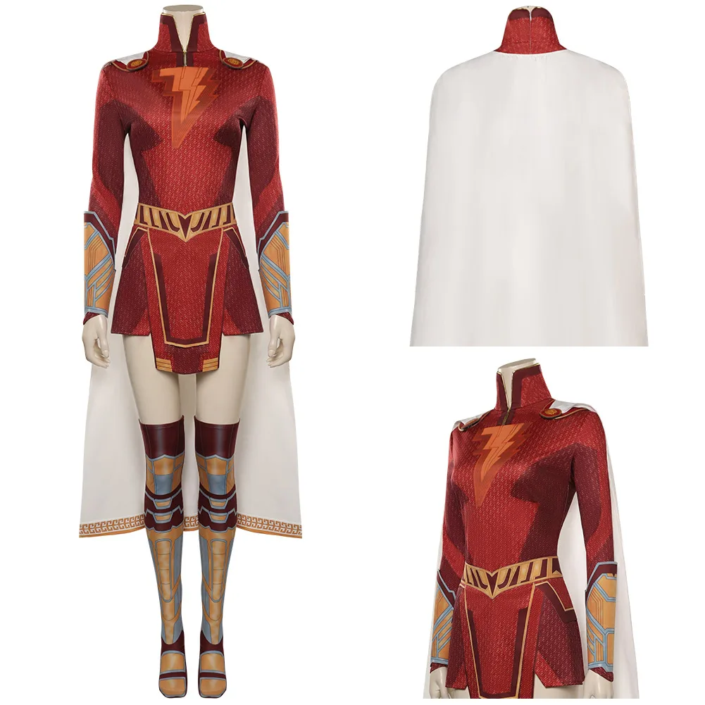 Shazam Fury of the God Mary косплей костюм платье комбинезон накидка для взрослых женщин девочек костюм для Хэллоуина карнавала Маскировка красная одежда
Shazam Fury of the God Mary косплей костюм платье комбинезон накидка для взрослых женщин девочек костюм для Хэллоуина карнавала Маскировка красная одежда