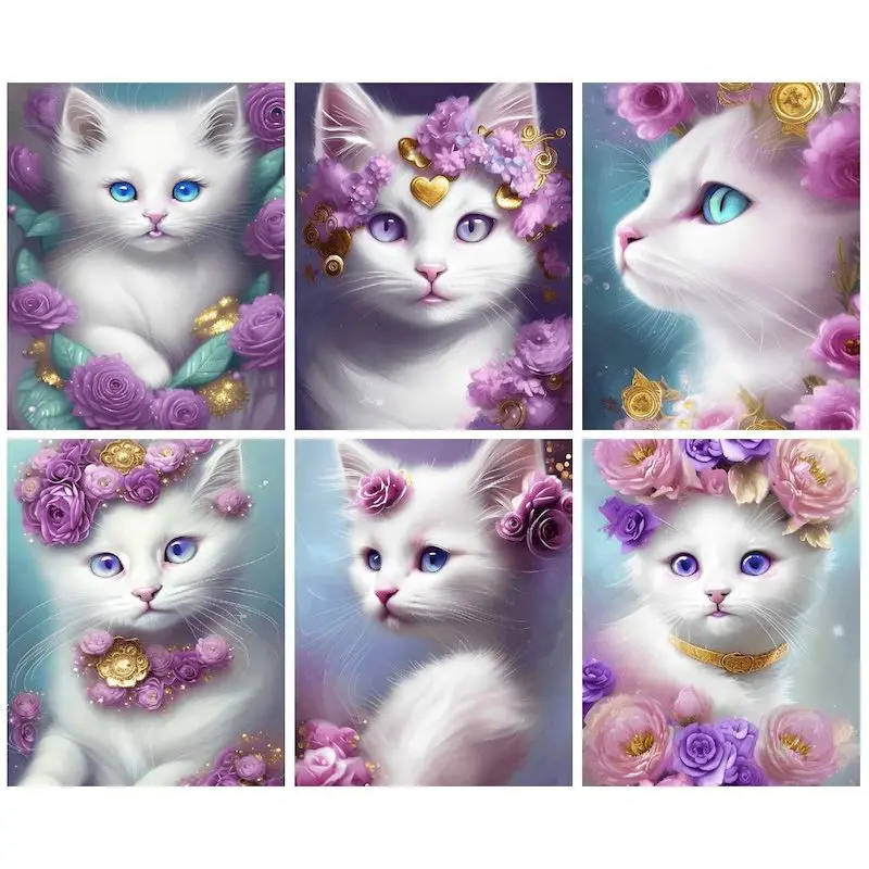 CHENISTORY Pictures By Number Flowers Cat Animal Kits For Adults Handpainted Diy Coloring By Number On Canvas Home Decor
CHENISTORY Pictures By Number Flowers Cat Animal Kits For Adults Handpainted Diy Coloring By Number On Canvas Home Decor