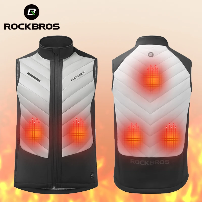 ROCKBROS Winter Heated Vest USB Heated Jacket Sport Thermal Clothing Hunting Heating Vest Washable Men Women Keep Warm Vest
ROCKBROS Winter Heated Vest USB Heated Jacket Sport Thermal Clothing Hunting Heating Vest Washable Men Women Keep Warm Vest