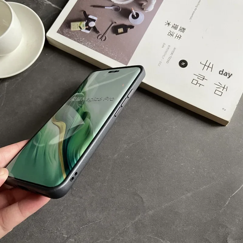 حافظة هاتف Honor Magic6 Pro الراقية والبسيطة للأعمال، غطاء حماية مضاد للسقوط لهاتف Honor Magic6 73 حافظة هاتف Honor Magic6 Pro الراقية والبسيطة للأعمال، غطاء حماية مضاد للسقوط لهاتف Honor Magic6