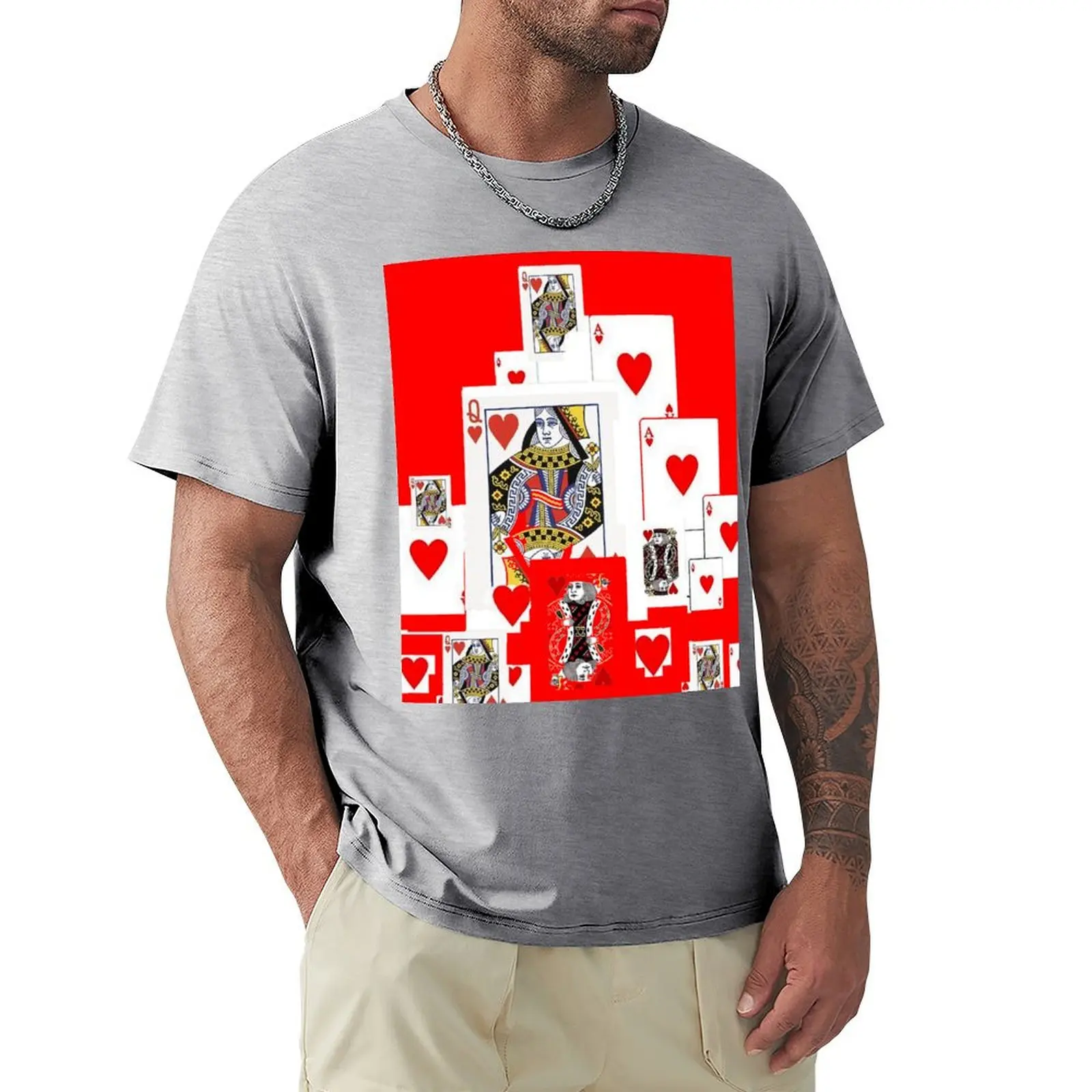 CASINO RED QUEEN OF HEARTS RED ART PATTERNS T-Shirt heavyweights sports fans tshirts for men 
CASINO RED QUEEN OF HEARTS RED ART PATTERNS T-Shirt heavyweights sports fans tshirts for men