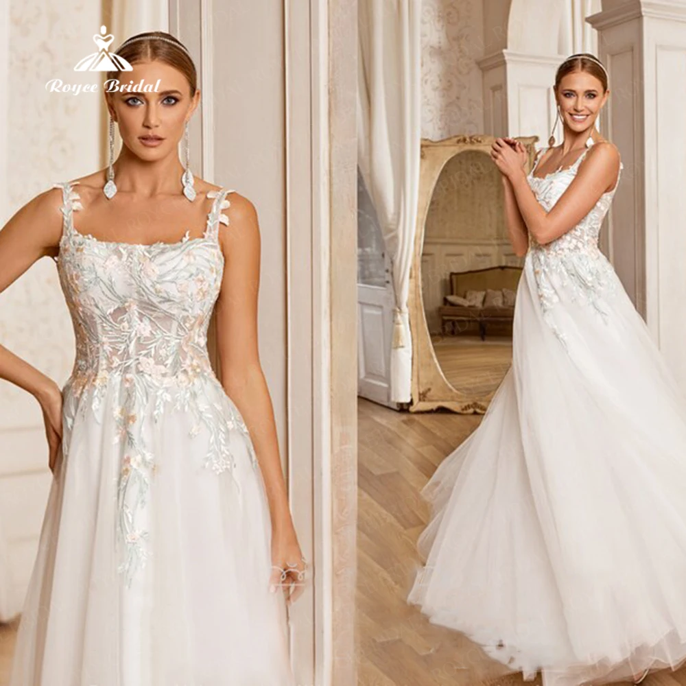 Тюлевое свадебное платье с аппликацией Roycebridal Очаровательное Платье Бохо со шлейфом спагетти на бретелях богемное пляжное свадебное платье
Тюлевое свадебное платье с аппликацией Roycebridal Очаровательное Платье Бохо со шлейфом спагетти на бретелях богемное пляжное свадебное платье