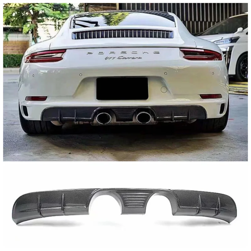 For Porsche Carrera 911 991.2 2013-2018 High Quality Carbon Fiber Rear Trunk Bumper Diffuser Splitters Protector Cover
For Porsche Carrera 911 991.2 2013-2018 High Quality Carbon Fiber Rear Trunk Bumper Diffuser Splitters Protector Cover