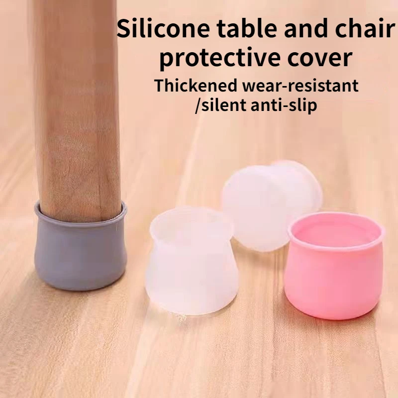 Chair Feet Gloves Stool Leg Pads Table Protective Cover Non-Slip Silent Wear-Resistant Thickening Silicone Table Chair Cushion
Chair Feet Gloves Stool Leg Pads Table Protective Cover Non-Slip Silent Wear-Resistant Thickening Silicone Table Chair Cushion