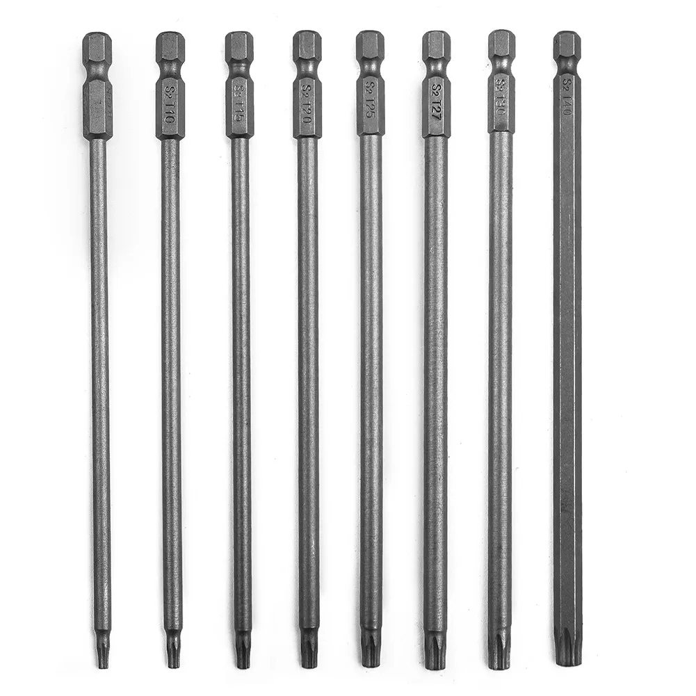 1 PC Magnetic Torx Screwdriver Bit 150mm Long T8,T10,T15,T20,T25,T27,T30,T40 For Electric Hand Screwdrivers Electric Air Drills
1 PC Magnetic Torx Screwdriver Bit 150mm Long T8,T10,T15,T20,T25,T27,T30,T40 For Electric Hand Screwdrivers Electric Air Drills
