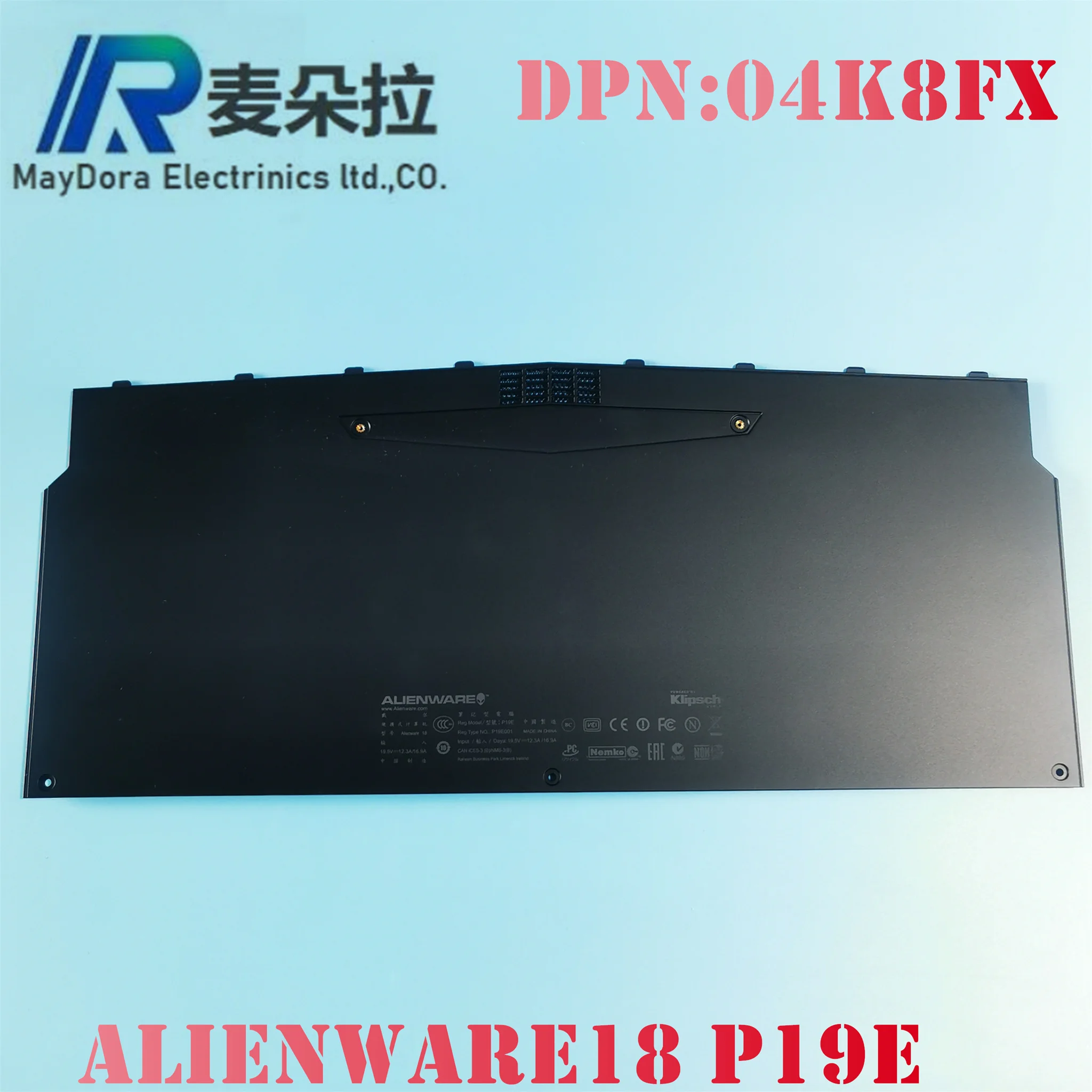 Laptop case for DELL ALIENWARE18 M18X R3 P19E Bottom Door battery COVER BLACK 04K8FX
Laptop case for DELL ALIENWARE18 M18X R3 P19E Bottom Door battery COVER BLACK 04K8FX