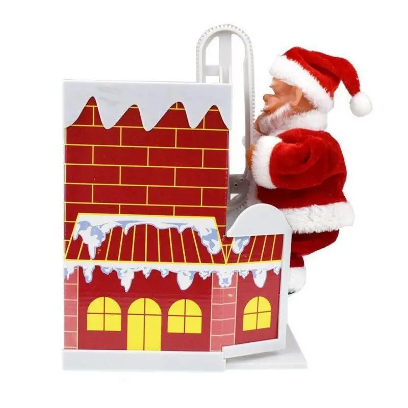 

Электрическая игрушка Санта-Клаус для скалолазания и дымохода, музыкальный Рождественский подарок, новинка, забавные игрушки для детей, игрушка для новогодней и рождественской вечеринки