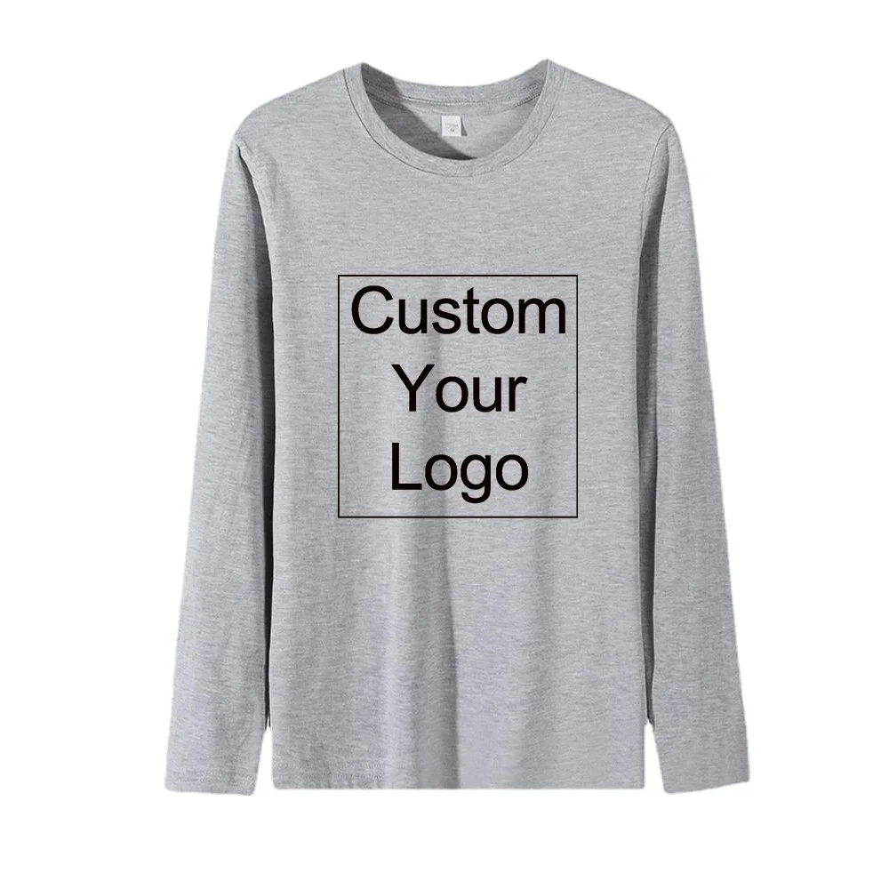 Custom Logo Spring Men Cotton Long Sleeve T-Shirt Pure Color Casual Tee Shirts Men's Clothing
Custom Logo Spring Men Cotton Long Sleeve T-Shirt Pure Color Casual Tee Shirts Men's Clothing