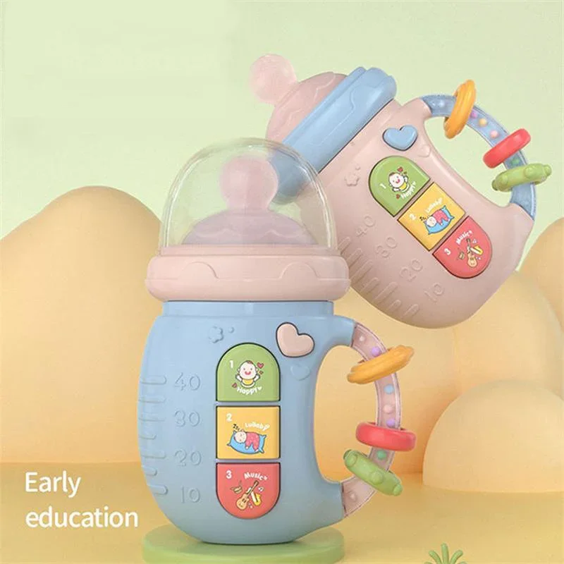 Educational Baby Rattle Multi-function Bilingual Pronunciation Baby Bottle Toy Baby Phone Electric Musical Feeding Bottle Toys
Educational Baby Rattle Multi-function Bilingual Pronunciation Baby Bottle Toy Baby Phone Electric Musical Feeding Bottle Toys