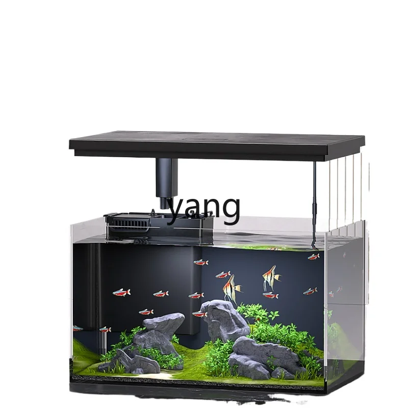 Yjq Smart Fish Tank Living Room Small Medium Household Ecological Desktop Super White Glass Lazy Landscape Aquarium
Yjq Smart Fish Tank Living Room Small Medium Household Ecological Desktop Super White Glass Lazy Landscape Aquarium