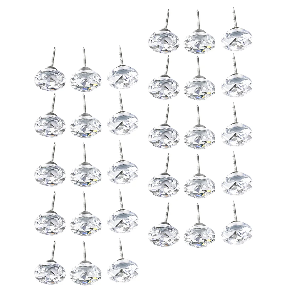 30 Pcs Furniture Button Sofa Push Pin Decorative Nails for Couch Stainless Steel Tacks
30 Pcs Furniture Button Sofa Push Pin Decorative Nails for Couch Stainless Steel Tacks