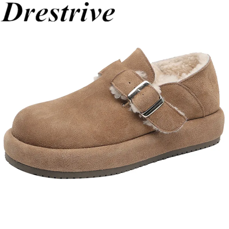 Drestrive 2023 Fashion Winter Shoes Cow Suede Round Toe Flat With Heels Wool Women Pumps Casual Top Quality Handmade
Drestrive 2023 Fashion Winter Shoes Cow Suede Round Toe Flat With Heels Wool Women Pumps Casual Top Quality Handmade