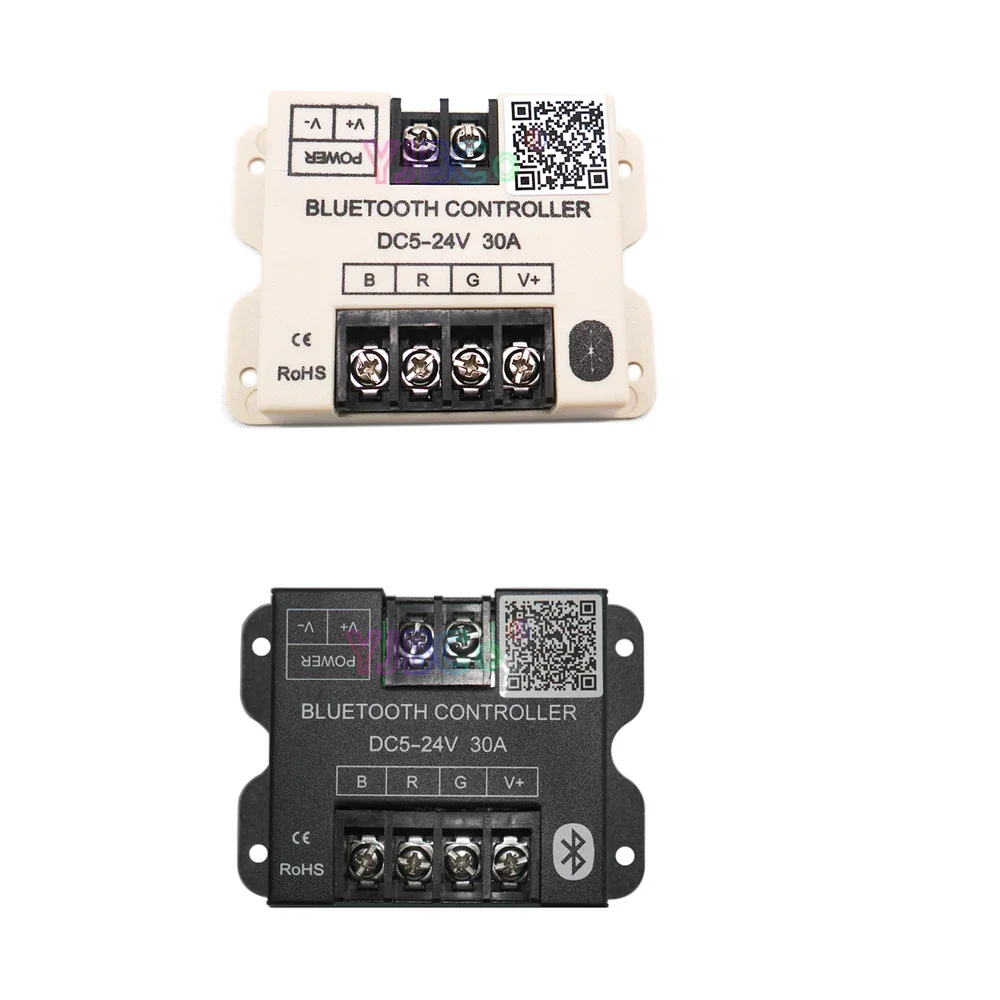Bluetooth RGB LED Strip Controller 5V 12V 24V 30A Dimmer for RGB Lamp Tape Lighting by Android / IOS Smartphone
Bluetooth RGB LED Strip Controller 5V 12V 24V 30A Dimmer for RGB Lamp Tape Lighting by Android / IOS Smartphone
