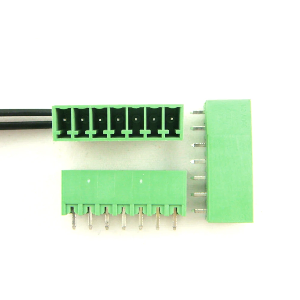 (50pcs/Lot) 15EDG-3.5-7P Straight Needle PCB Screw Terminal Block Connector 3.5mm Pitch 7 Pins Plug In
(50pcs/Lot) 15EDG-3.5-7P Straight Needle PCB Screw Terminal Block Connector 3.5mm Pitch 7 Pins Plug In