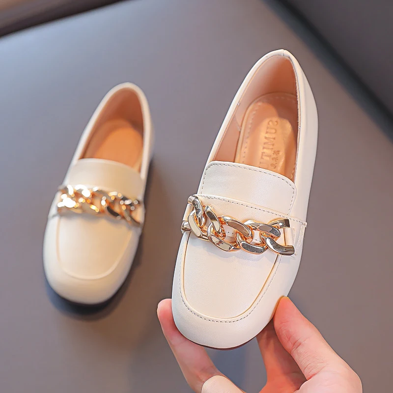 2023 Children Chain French Mary Jane Leather Shoes Kids Girls School Fashion Casual Retro Bean Single Shoes New 5T to 12T
2023 Children Chain French Mary Jane Leather Shoes Kids Girls School Fashion Casual Retro Bean Single Shoes New 5T to 12T