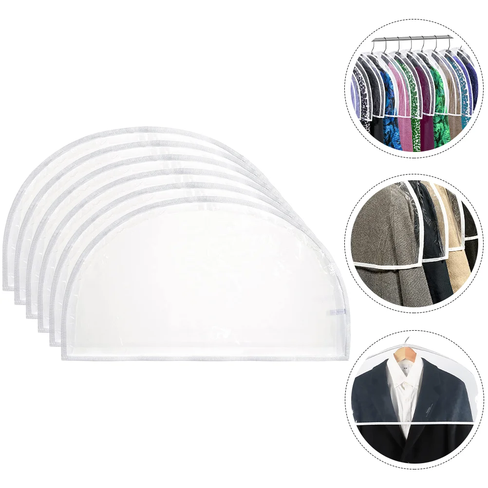 6Pcs Shoulder Covers Clear Plastic Shoulder Clothes Covers Clothes Suit Protectors Hanging Closet Cover Garment Bags
6Pcs Shoulder Covers Clear Plastic Shoulder Clothes Covers Clothes Suit Protectors Hanging Closet Cover Garment Bags