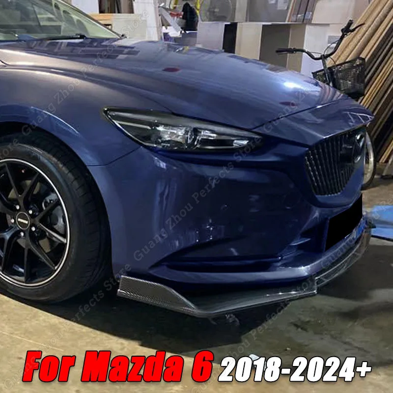 For Mazda 6 2018-2024+ Gloss Black Car Front Bumper Splitter Lip Canard Diffuser Spoiler Guard Body Kits Tuning Accessories
For Mazda 6 2018-2024+ Gloss Black Car Front Bumper Splitter Lip Canard Diffuser Spoiler Guard Body Kits Tuning Accessories