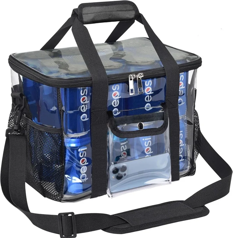 Clear Lunch Bags For Work, Transparent Lunch Bag Stadium Approved, Clear Tote Bag with Adjustable Strap and Front Pocket
Clear Lunch Bags For Work, Transparent Lunch Bag Stadium Approved, Clear Tote Bag with Adjustable Strap and Front Pocket