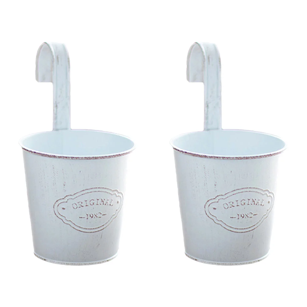 2 Pcs Pots for Plants Retro Tin Bucket Balcony Letter Iron Gardening Bonsai White Hanging Mini Flower
2 Pcs Pots for Plants Retro Tin Bucket Balcony Letter Iron Gardening Bonsai White Hanging Mini Flower