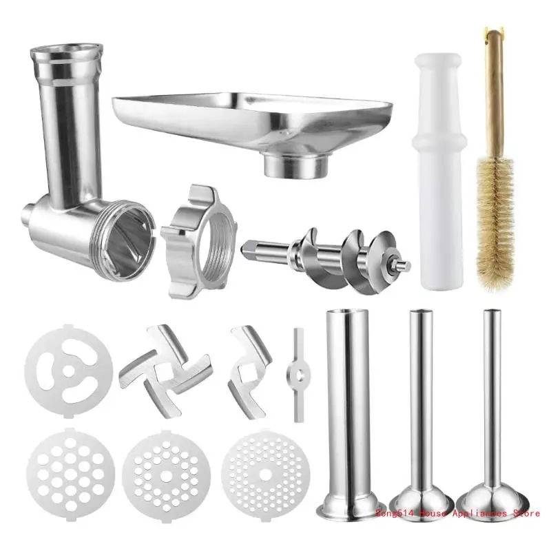 

Food Processor Mincer Knife Stuffer Tubes Grinding Grinder Attachments for SM-50BC SM-50R SM-50TQ SM-50BL SM-50BK 95AC