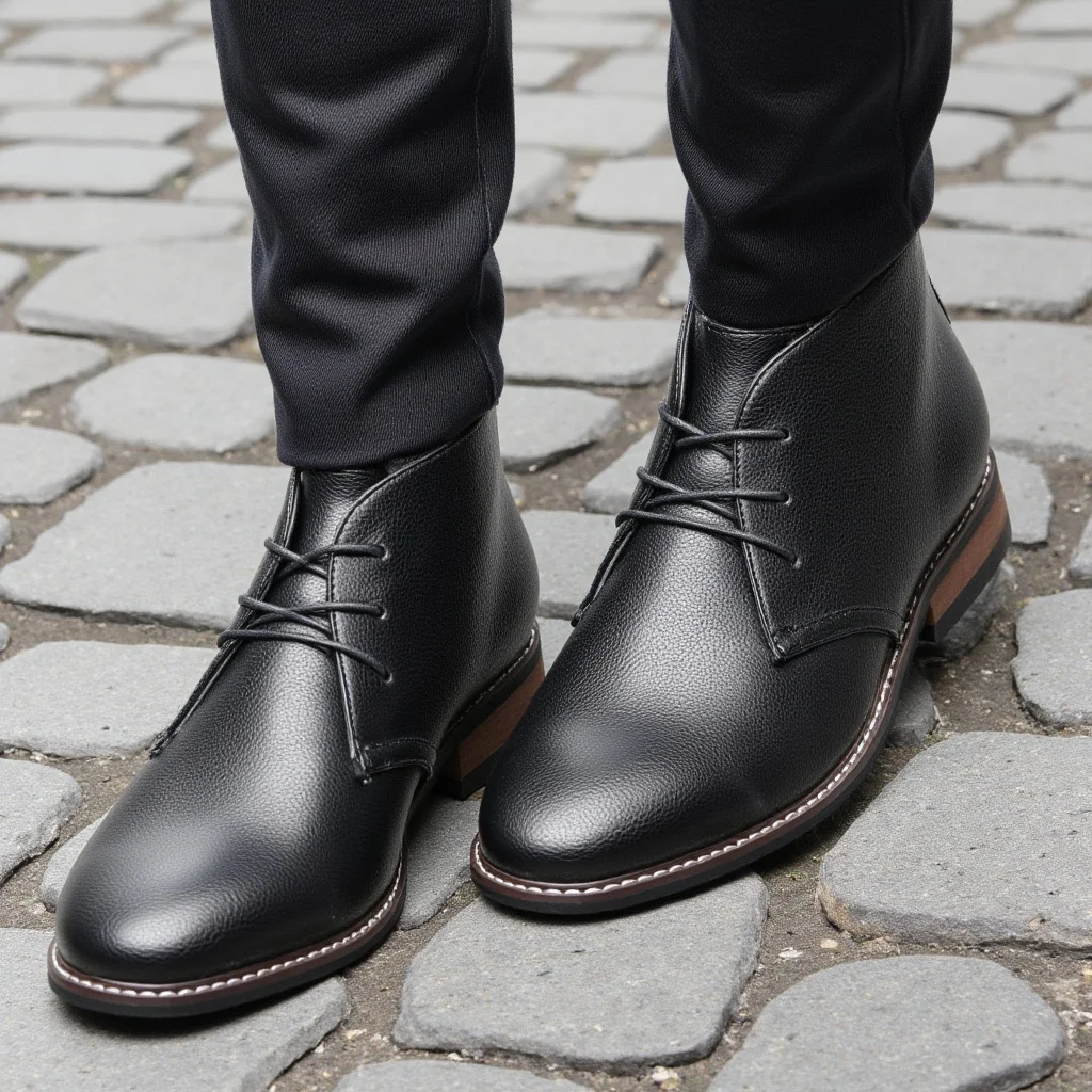 أحذية رجالية جلدية ماركة 2026 مريحة وعصرية وفاخرة أحذية رجالية جلدية ماركة 2026 مريحة وعصرية وفاخرة