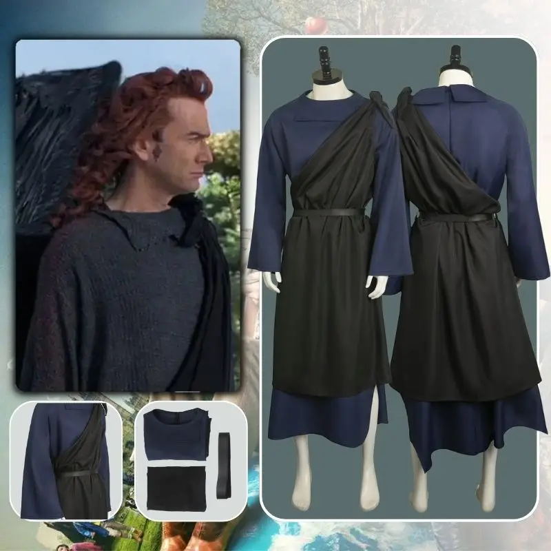 Костюм для косплея Good Omens Devil Crowley, длинный костюм для взрослых, плащ для ролевых игр, карнавальный костюм на Хэллоуин
Костюм для косплея Good Omens Devil Crowley, длинный костюм для взрослых, плащ для ролевых игр, карнавальный костюм на Хэллоуин