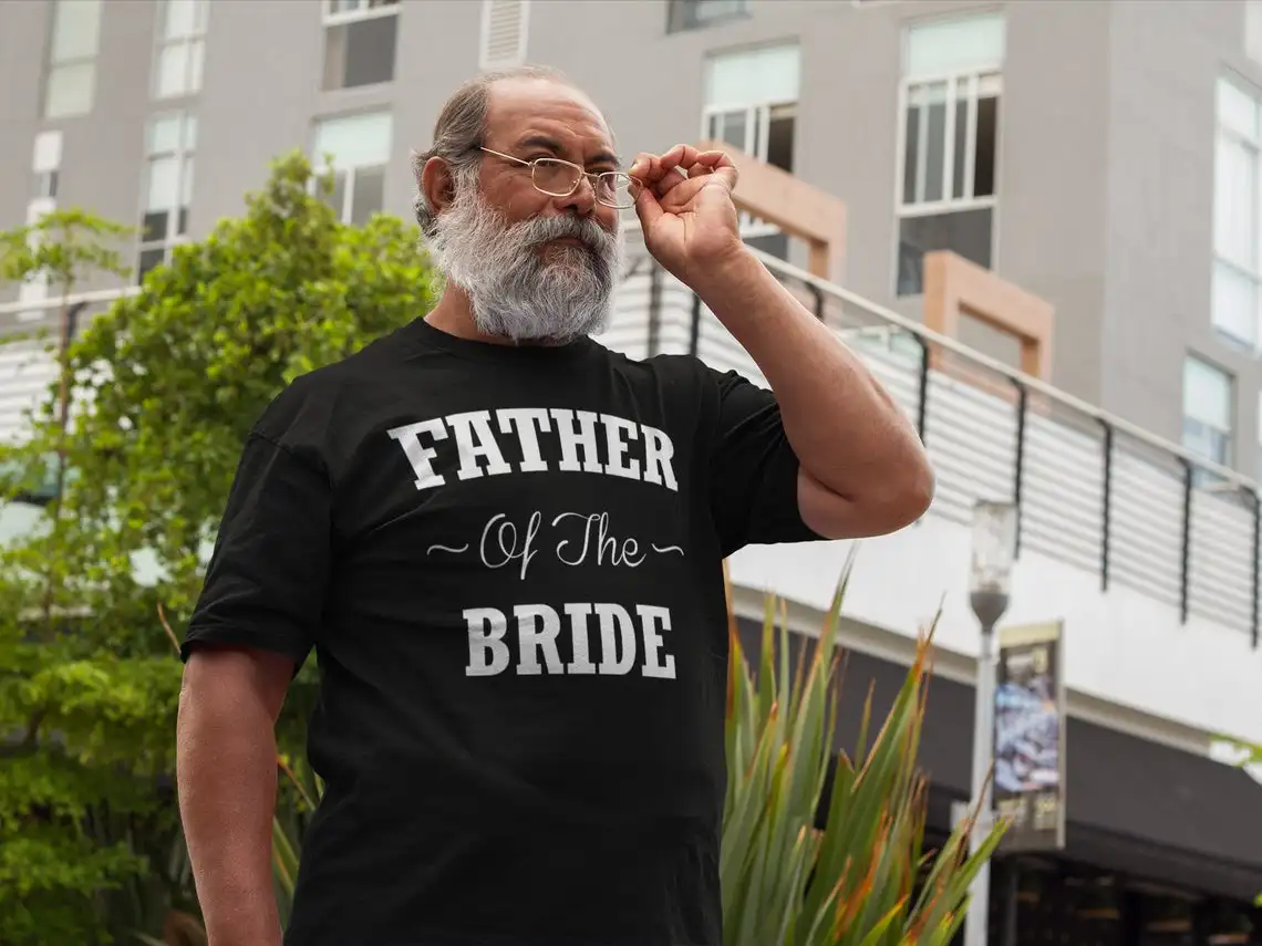 Father of The Bride T-shirt Men's Short Sleeve Tees Wedding Party T Shirt for Father Round Neck Harajuku Fashion Tops Clothing
Father of The Bride T-shirt Men's Short Sleeve Tees Wedding Party T Shirt for Father Round Neck Harajuku Fashion Tops Clothing