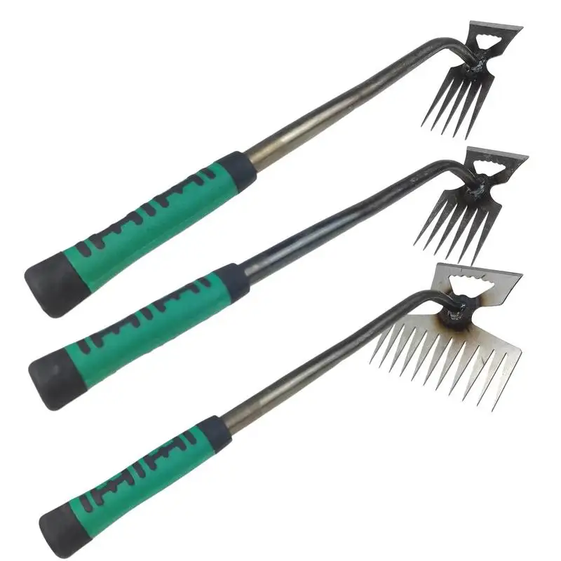 

2 In 1 Manual Weeds Remover Tool Grass Rooting Loose Garden Gardening Puller Removal Weeding Tool Hand Shovel Soil