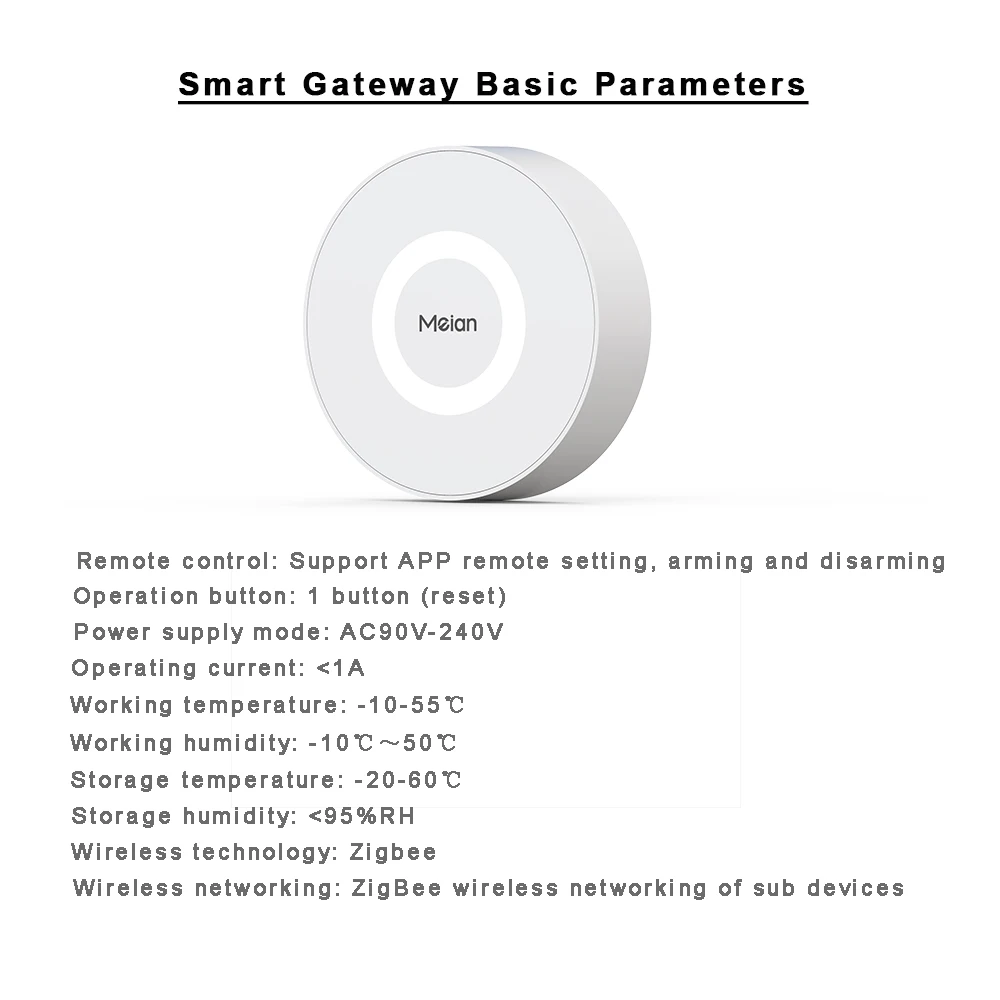 Shop Generic Meian Tuya Smart Gateway Hub Zigbee3.0 MultiMode Smart