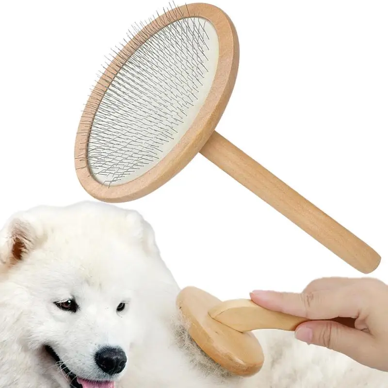 

Cat Comb For Shedding Pet Hair Remover Brush Detangling Brush For Dogs Cats Grooming Tools Pets Dematting Comb Dog Accessories