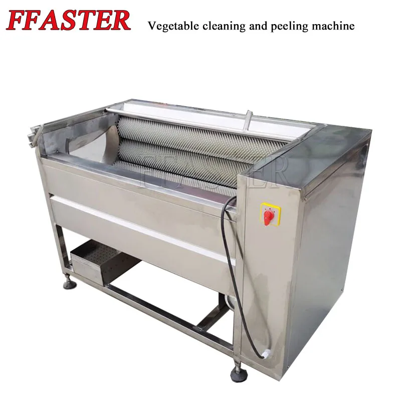 220V Professional Vegetable Fruit Brush Washing Machine Potato Carrot Peeling Cleaning Machine
220V Professional Vegetable Fruit Brush Washing Machine Potato Carrot Peeling Cleaning Machine