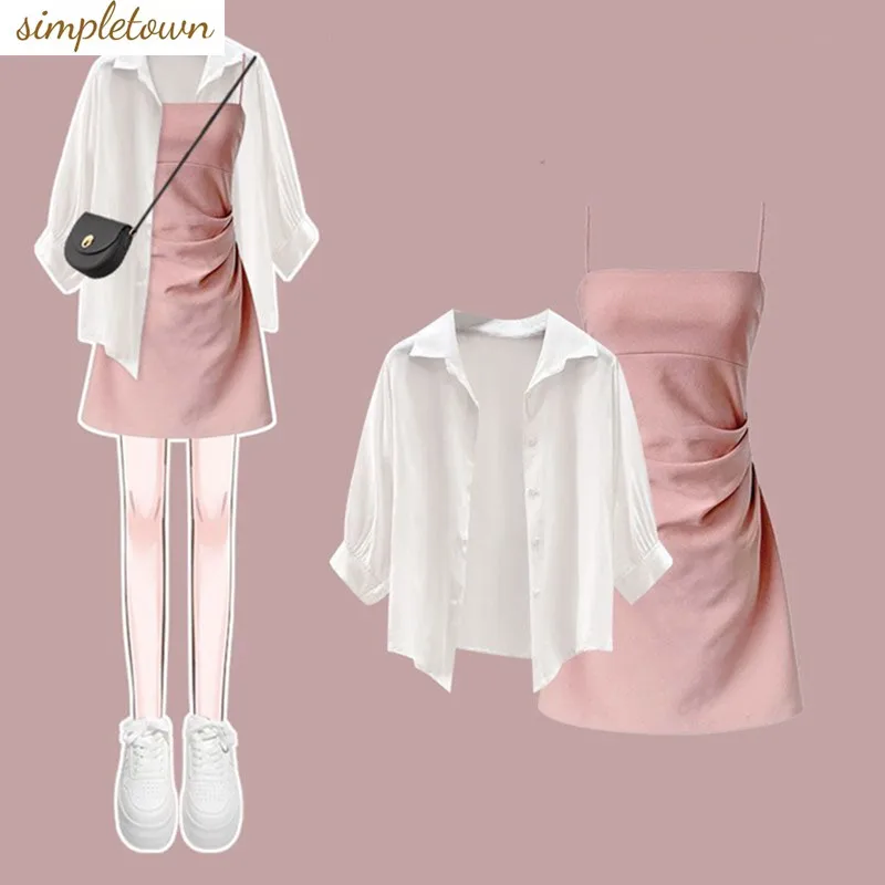 Large Women's Spring Set Women's 2024 New Sunscreen Shirt Women's Wear Slim Slim Hanging Dress Two Piece Set
Large Women's Spring Set Women's 2024 New Sunscreen Shirt Women's Wear Slim Slim Hanging Dress Two Piece Set